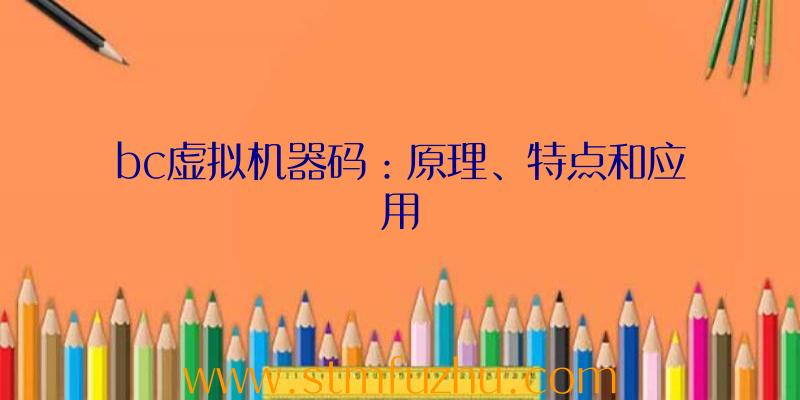 bc虚拟机器码：原理、特点和应用