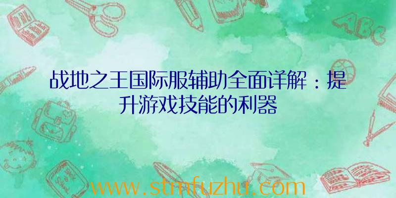 战地之王国际服辅助全面详解：提升游戏技能的利器