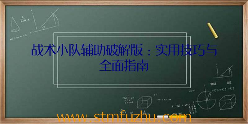 战术小队辅助破解版：实用技巧与全面指南