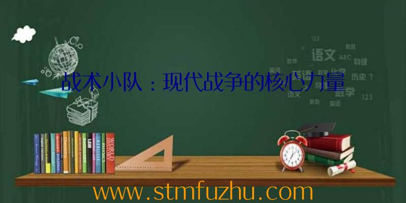 战术小队：现代战争的核心力量