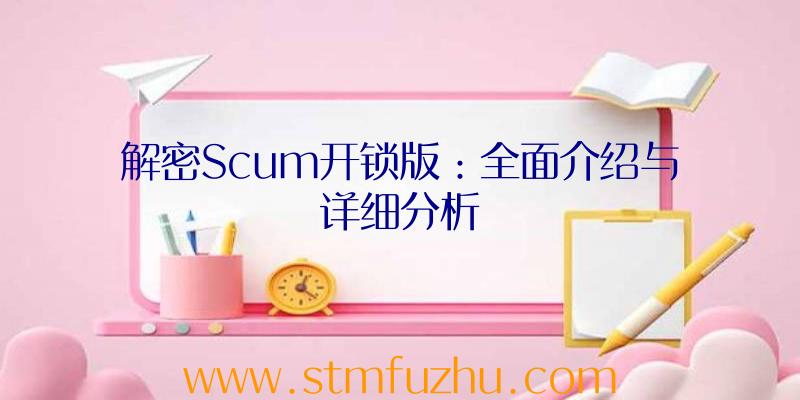 解密Scum开锁版：全面介绍与详细分析