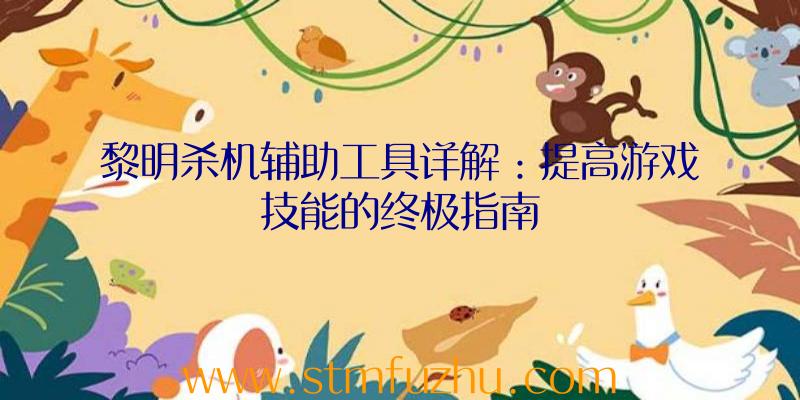 黎明杀机辅助工具详解：提高游戏技能的终极指南